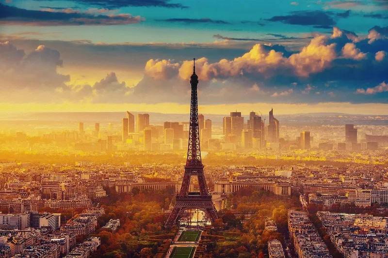 Tận hưởng vẻ đẹp Paris thông qua hình nền Tháp Eiffel đầy cảm xúc