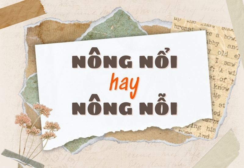 Nông nổi hay nông nỗi