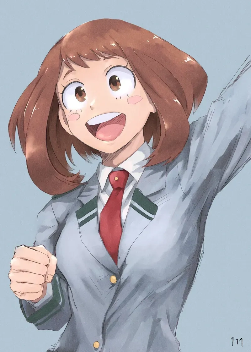 Ochako uraraka là nữ chính trong học viện anh hùng của tôi