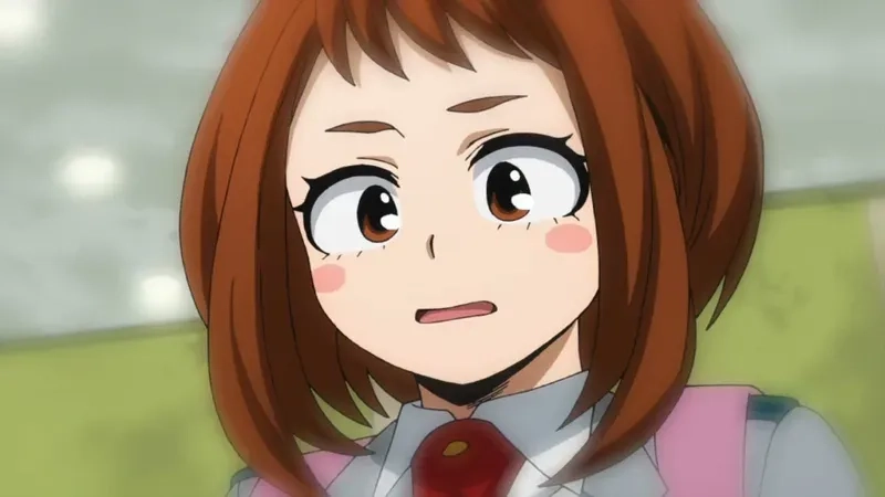 Art Ochaco Uraraka nổi bật với thiết kế trang phục anh hùng Uravity