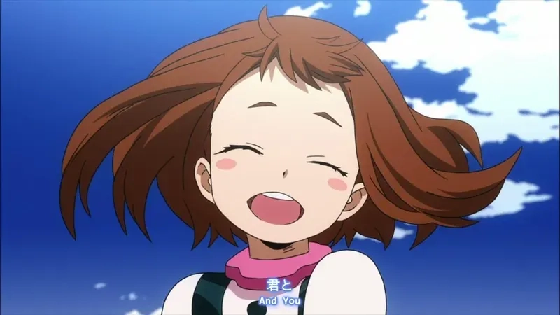 Ochaco Uraraka Crush có một tình cảm đặc biệt với Izuku Midoriya