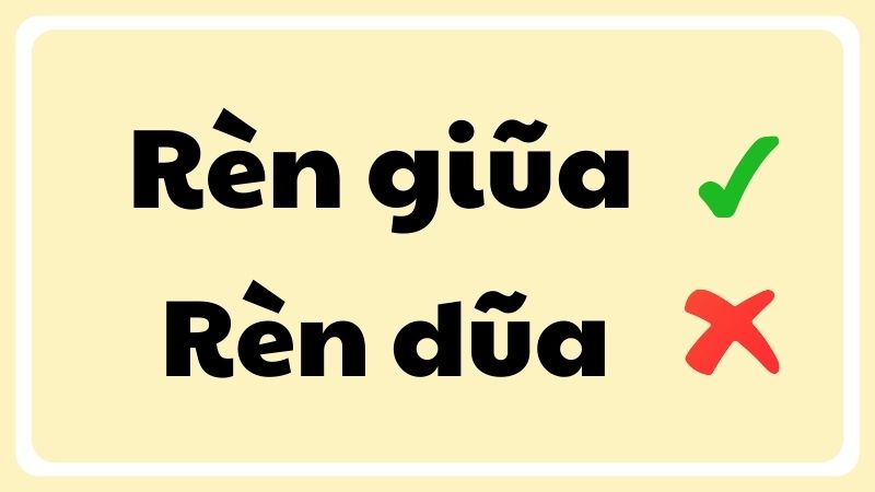 rèn dũa hay rèn giũa