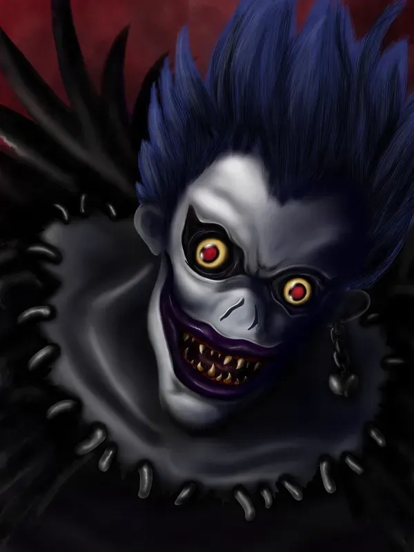 Shinigami Ryuk đã chứng kiến ​​trò chơi giữa Light và L