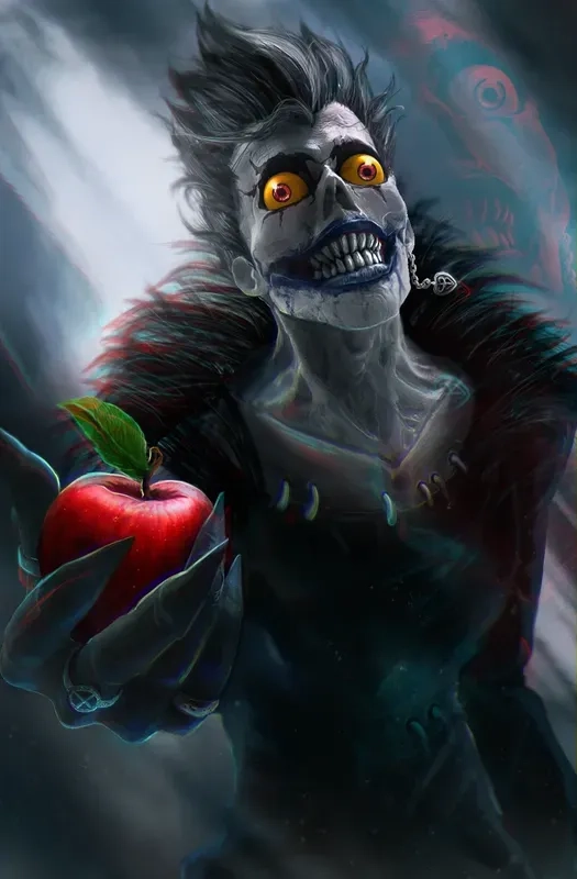 Death Note Ryuk thích khi mọi người sử dụng Sách tử thần