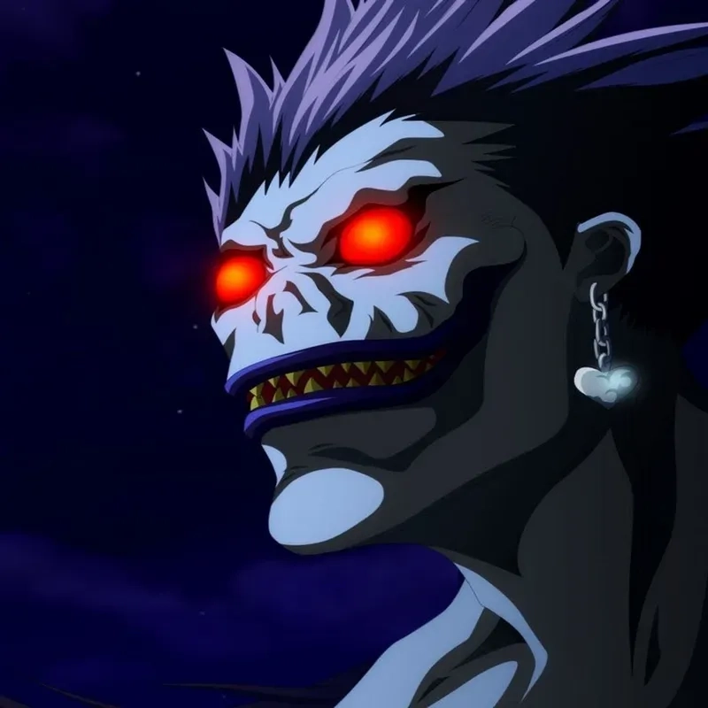 Anime Ryuk cuối cùng đứng ngay lúc xác định số phận của Kira