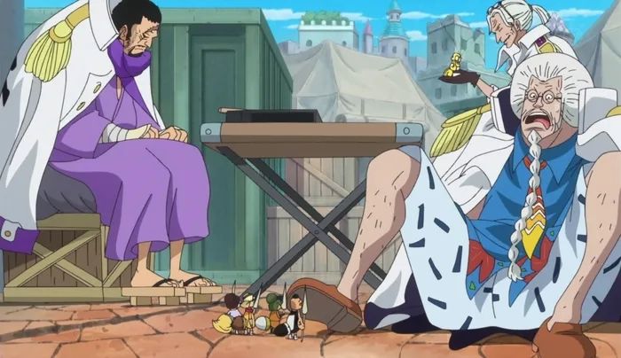 Người mạnh mẽ hơn trong trận chiến Luffy vs Sengoku là kịch tính