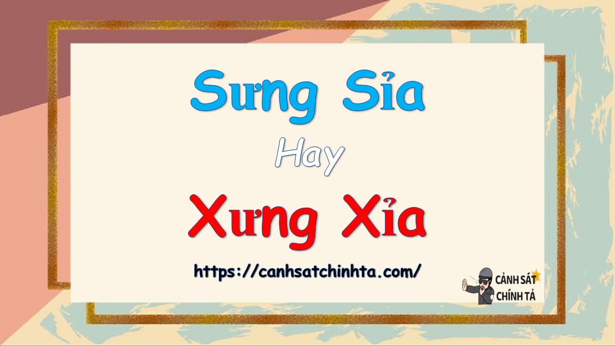 Sưng sỉa hay Xưng xỉa