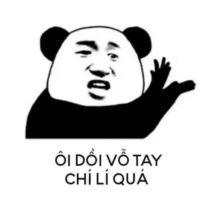 Thư giãn với panda meme