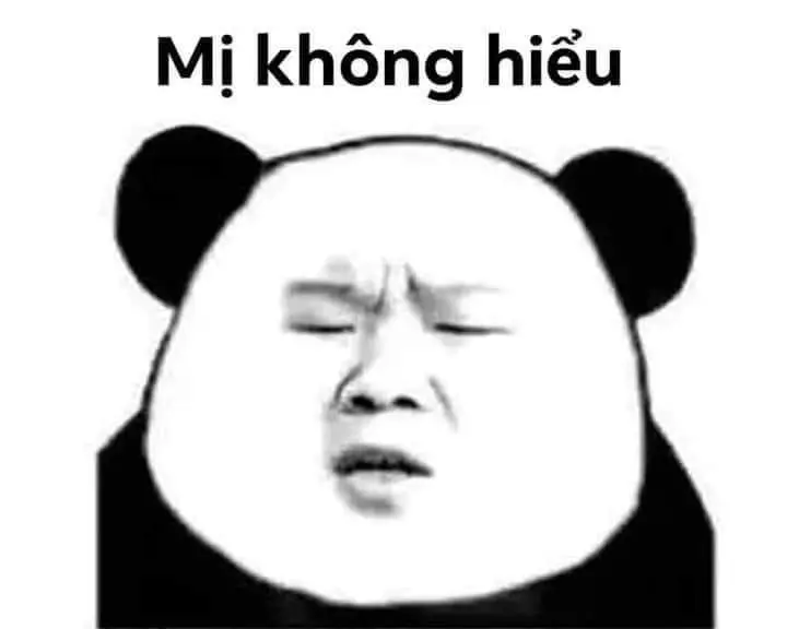 Thưởng thức meme panda dễ thương