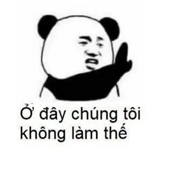 Panda meme cực kỳ lầy lội và hài hước