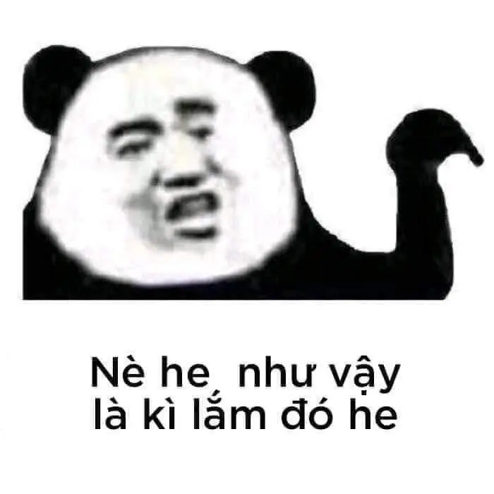 Meme gấu trúc đáng yêu