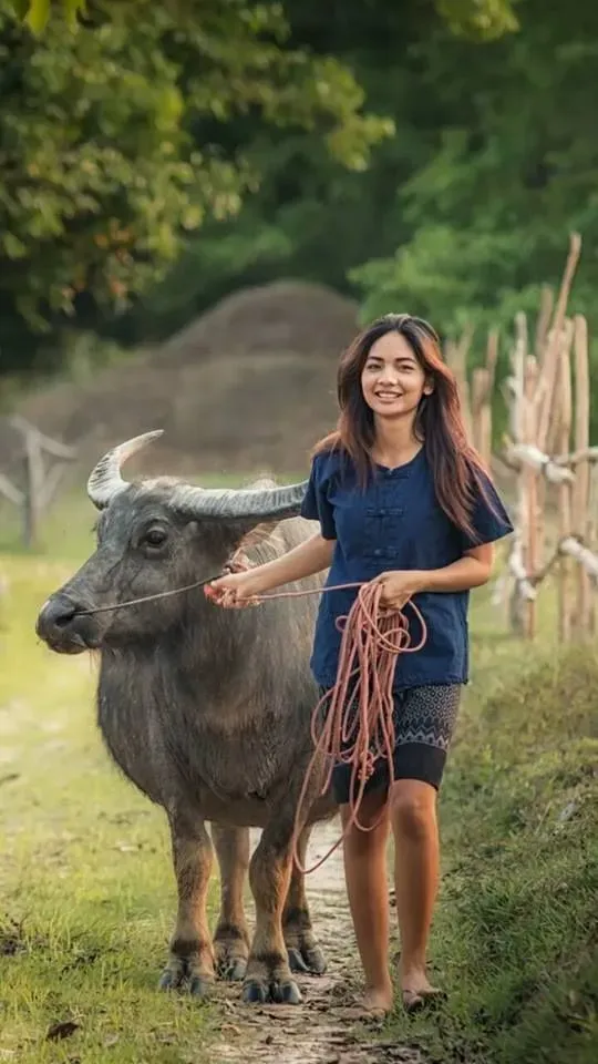 Vẻ đẹp sự thật trong hình ảnh của một cô gái nông thôn xinh đẹp