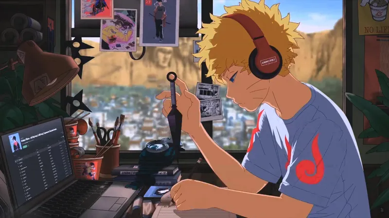 Biểu tượng hòa bình thông qua anime avatar lofi đẹp