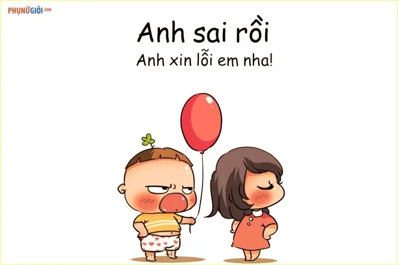 Ảnh Chibi tức giận trong khung cảnh đầy màu sắc