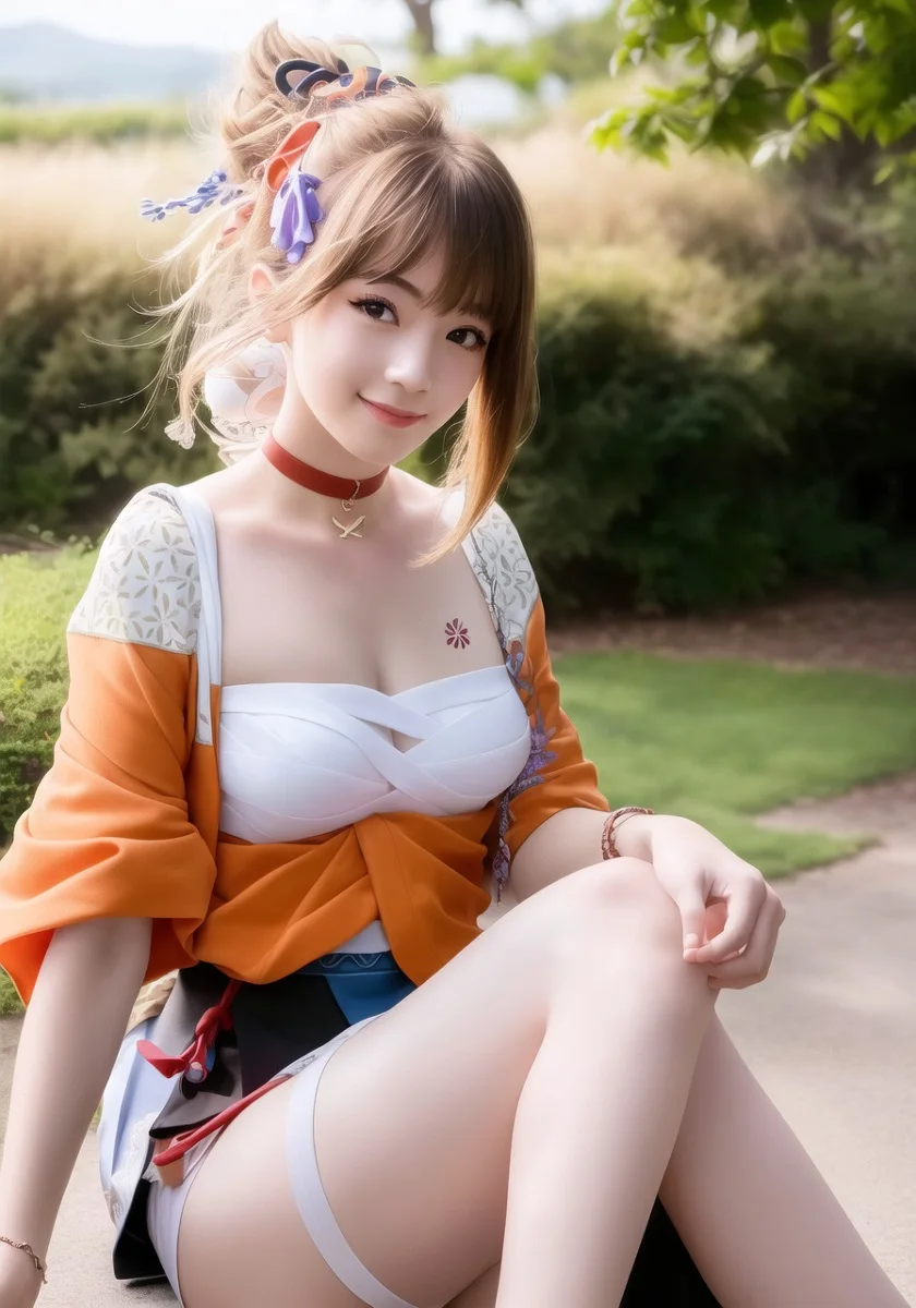 Ảnh của các cô gái cosplay ngọt ngào và quyến rũ.