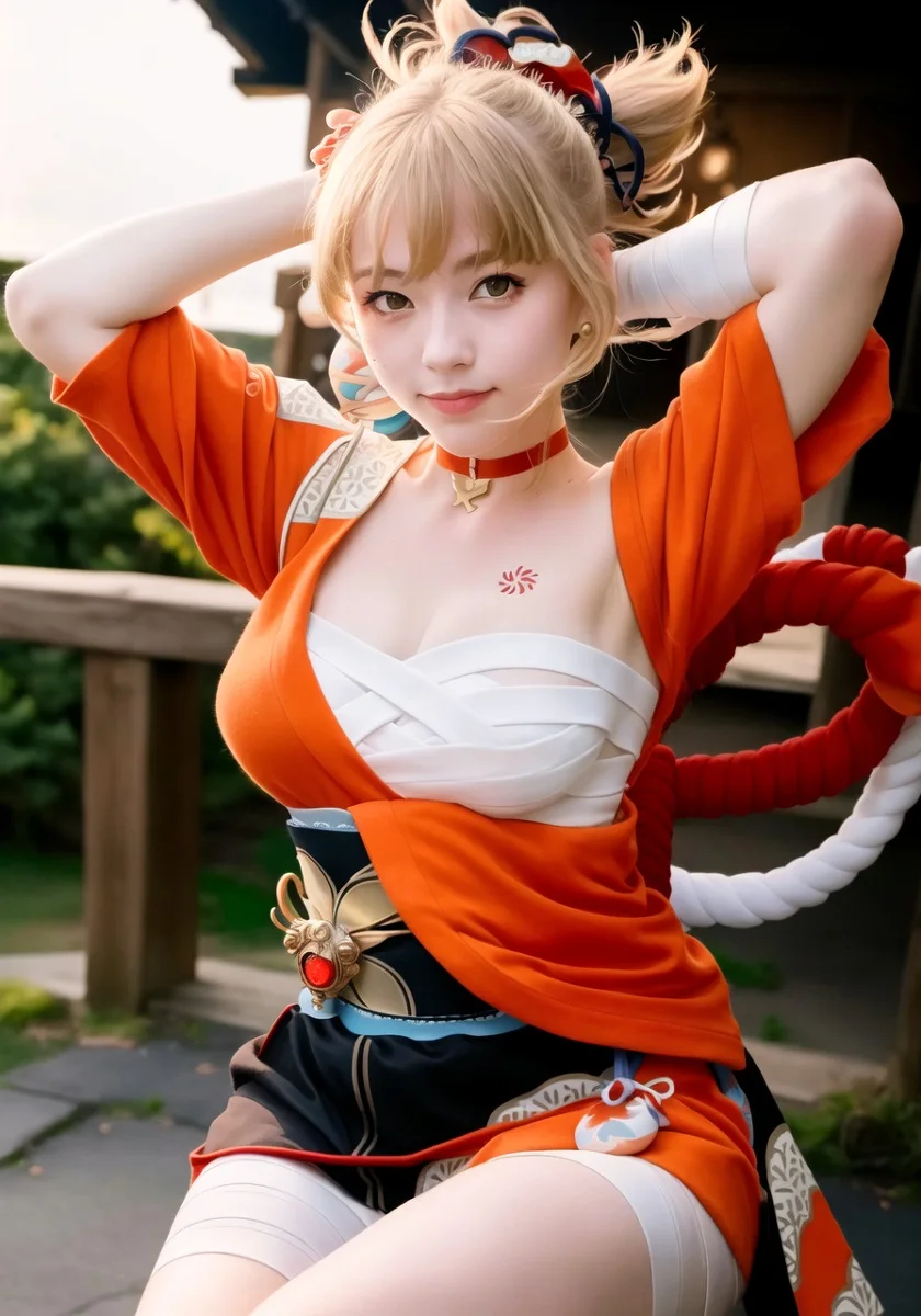 Khám phá vẻ đẹp quyến rũ trong bức ảnh cô gái cosplay anime.