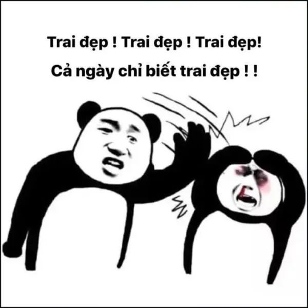 Gấu trúc meme mang lại niềm vui