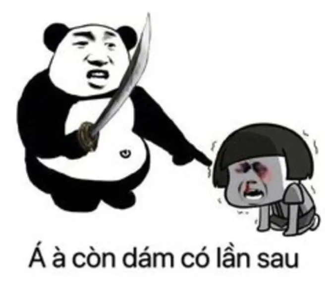 Vui nhộn panda meme