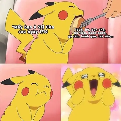 Pikachu meme thật buồn cười