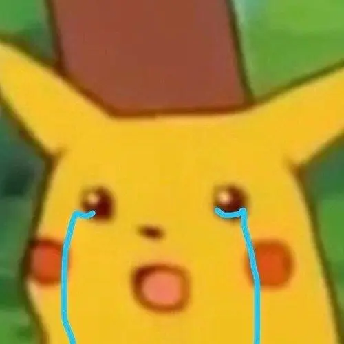 Pikachu meme khóc và hài hước