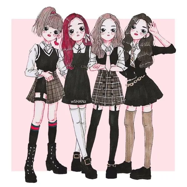 Blackpink Chibi Avatar, làm nổi bật tính cách ngọt ngào của bạn