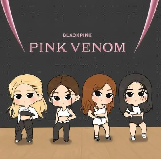 Hình nền Blackpink Chibi, nổi bật cho những người hâm mộ yêu thích dễ thương