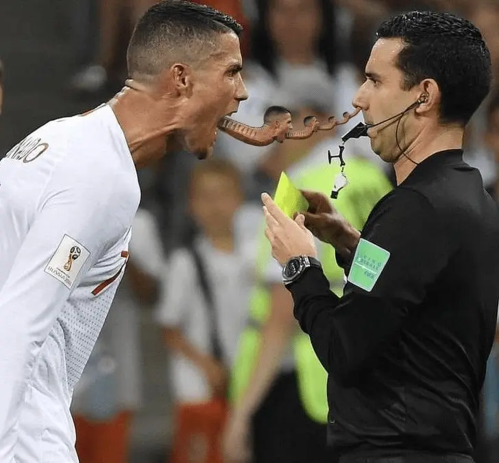 Meme ronaldo làm cho hài hước và độc đáo