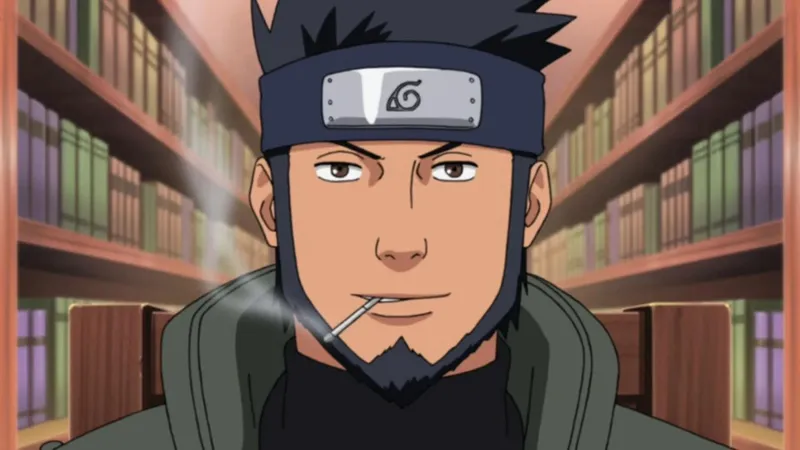 Hình ảnh Asuma Sarutobi mang lại cảm hứng cho các ninja trẻ tuổi