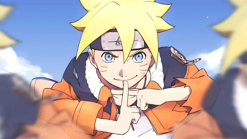 Hình ảnh của Boruto Uzumaki và những người bạn trong cuộc phiêu lưu