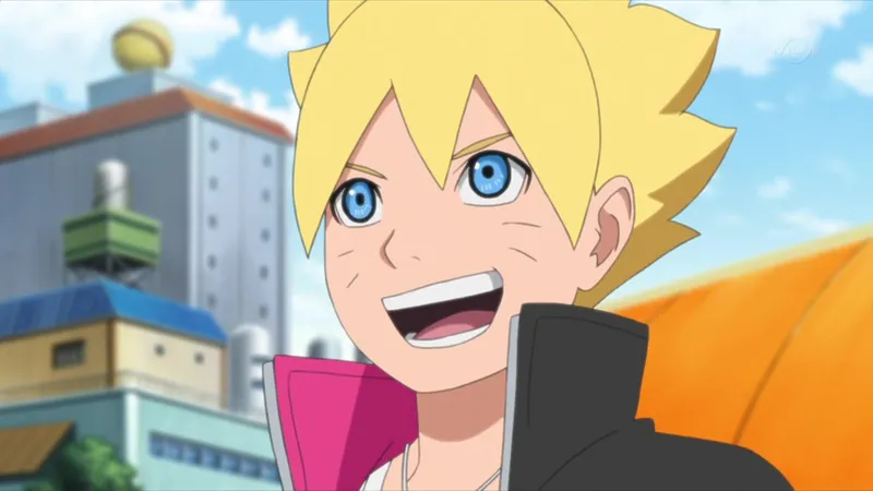 Hình ảnh của Boruto Uzumaki và các bước nổi bật trong loạt