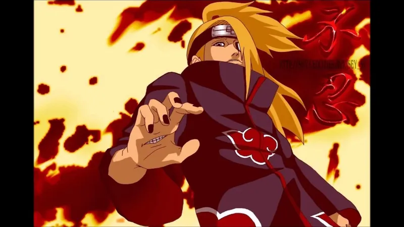 Phong cách nổi loạn của Deidara trong mỗi bức ảnh