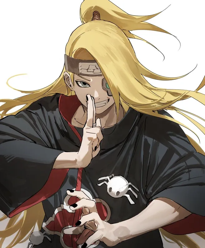 Mọi chi tiết về hình dạng Deidara đều thể hiện tính cách riêng của nó