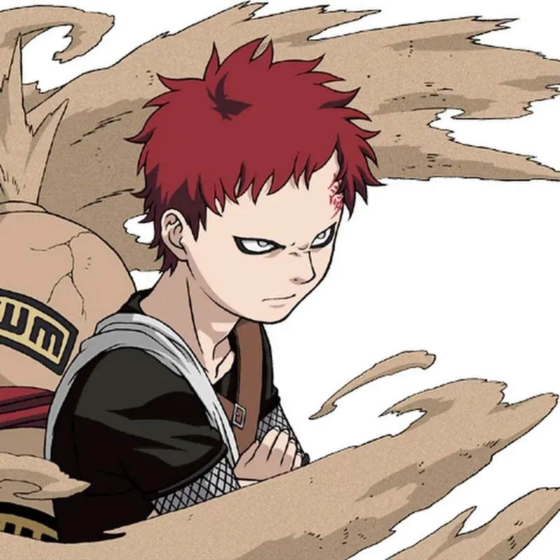 Ảnh Gaara với đôi mắt ám ảnh ở Naruto