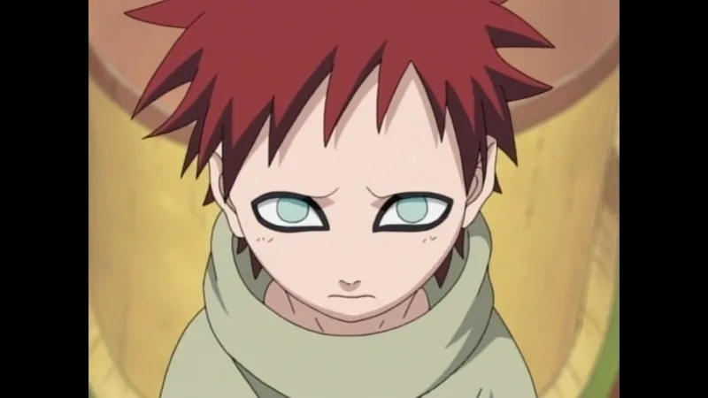 Hình ảnh của Gaara ở Naruto, vẽ sắc nét và mạnh mẽ