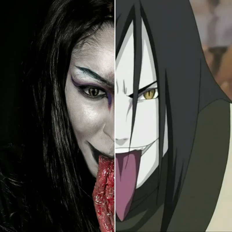 Ảnh Orochimaru sống động với các chi tiết và độ sắc nét