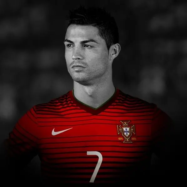 Ronaldo đẹp trai trong một khoảnh khắc thư giãn