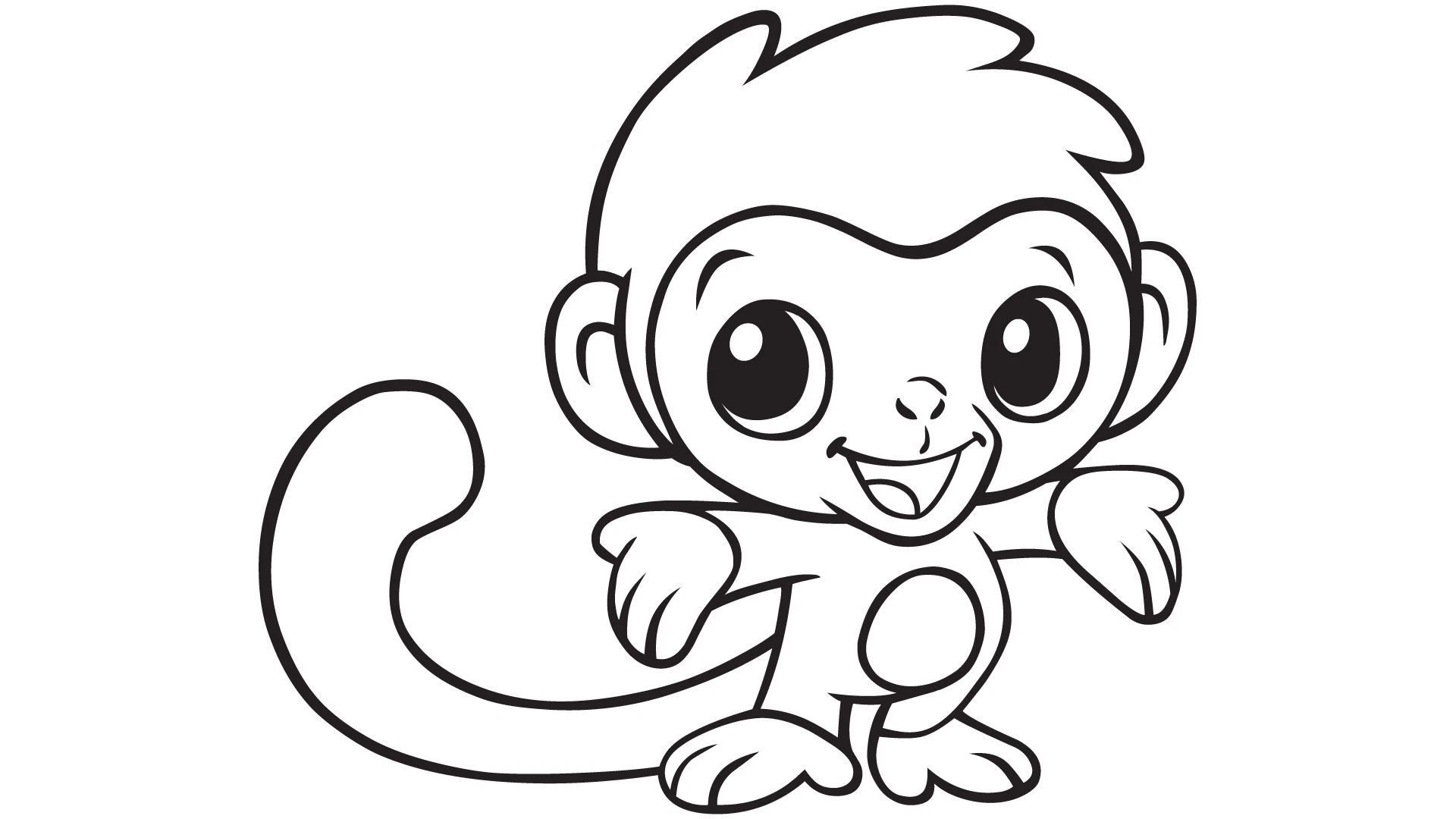 Monkey màu giúp trẻ phát triển khả năng phối hợp tay.