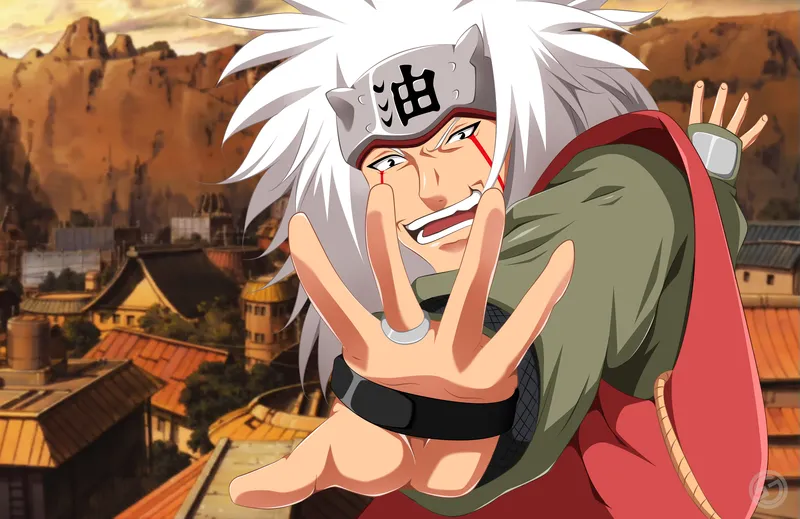 Bức ảnh của Jiraiya trở thành một biểu tượng trong thế giới ninja, không thể thiếu