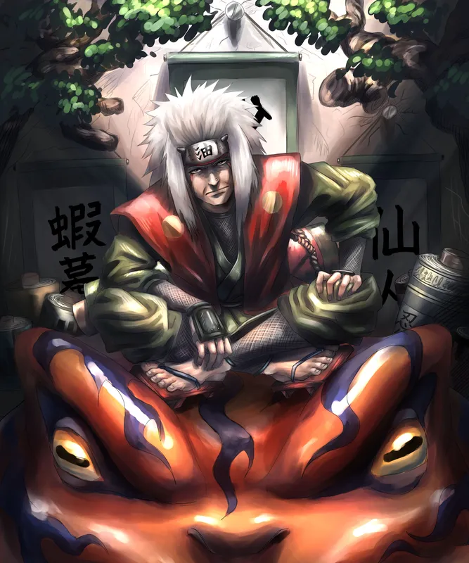 Ảnh Jiraiya xinh đẹp cho thấy rõ vẻ đẹp của nhân vật