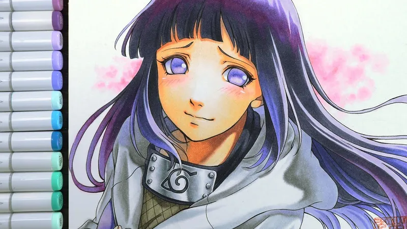 Ảnh của Hinata Hyuga là nguồn cảm hứng vô tận