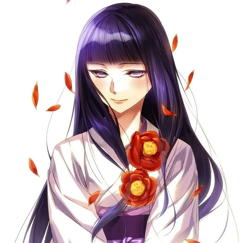 Xem Hinata Hyuga với đôi mắt đẹp, biểu cảm cảm xúc