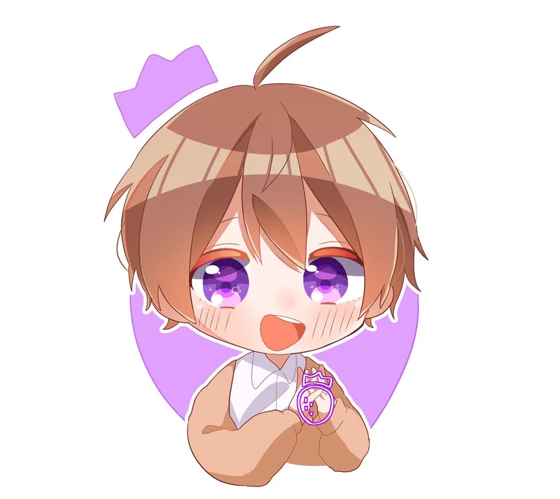 Hình ảnh chibi dễ thương như avatar nhóm, kết nối tình bạn tuyệt vời.