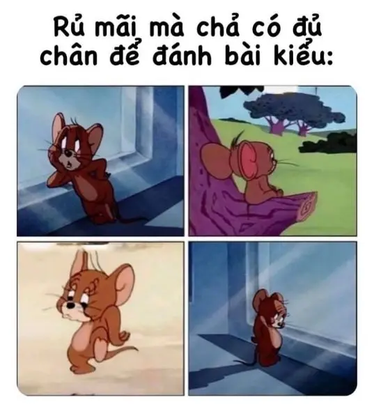 Meme Face Tom và Jerry thư giãn bạn