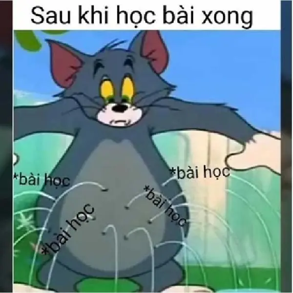 Meme Face Tom và Jerry với biểu cảm cực đoan