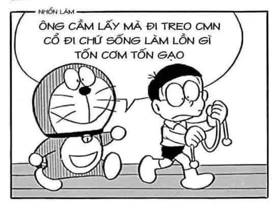 Meme Face Doraemon cho những khoảnh khắc thư giãn