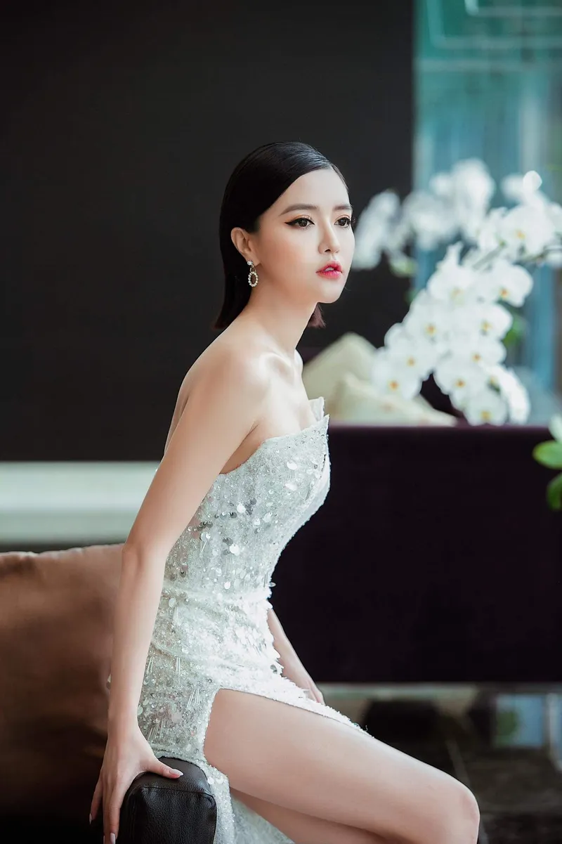 Nụ cười của Bich Phuong khi biểu diễn