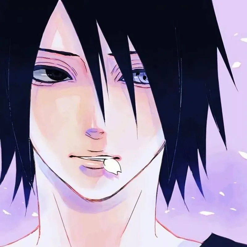 Sasuke Uchiha trong khoảnh khắc thực hiện Sharingan