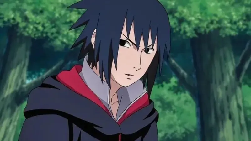 Ảnh Sasuke Uchiha với vẻ ngoài bình tĩnh