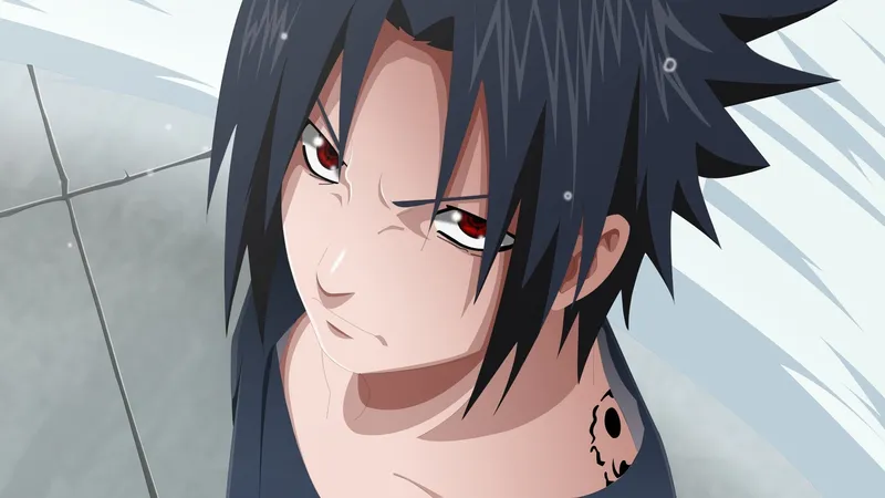 Sasuke Uchiha trong một khoảnh khắc gần gũi mạnh mẽ