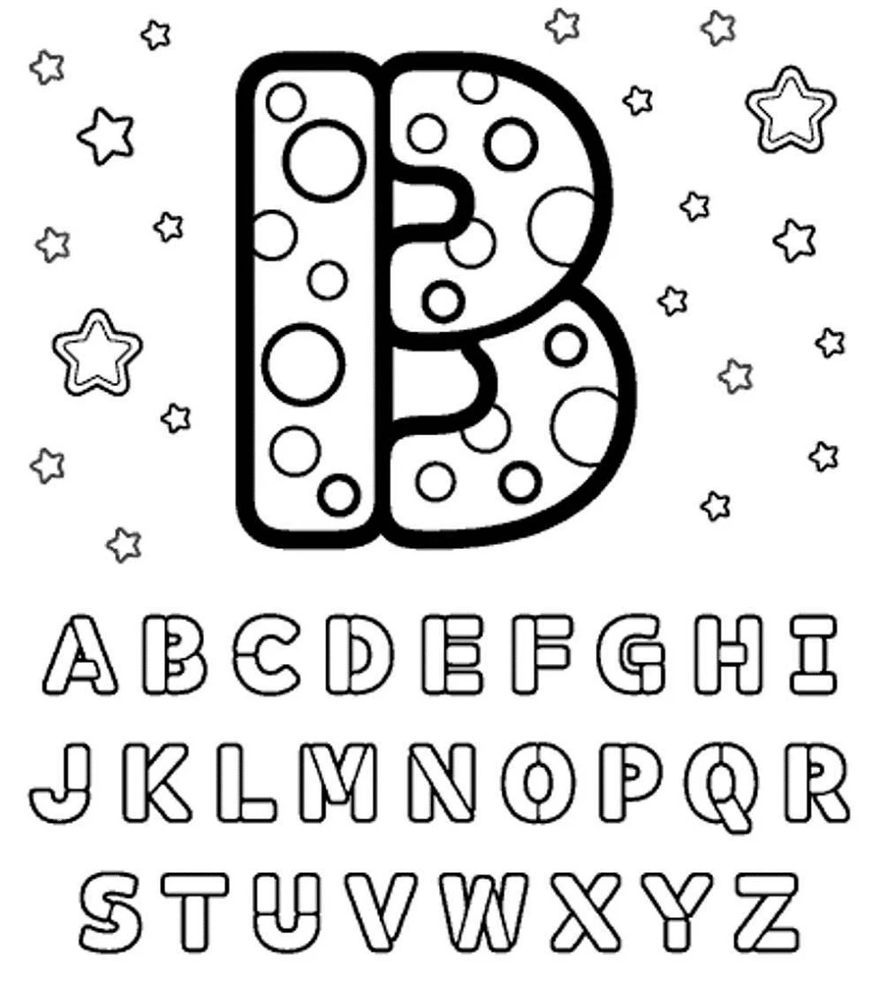 Painting with unique letters, helping your baby quickly remember the alphabet.